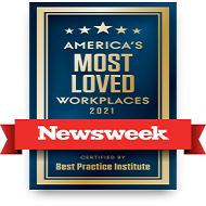 America’s Most Loved Workplaces by Newsweek 2021 Milieux de travail les plus appréciés aux États-Unis par Newsweek, 2021