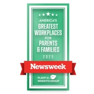 Final Image Families &Parents America's Greatest Workplaces for Parents & Families 2023 – by <i>Newsweek</i>